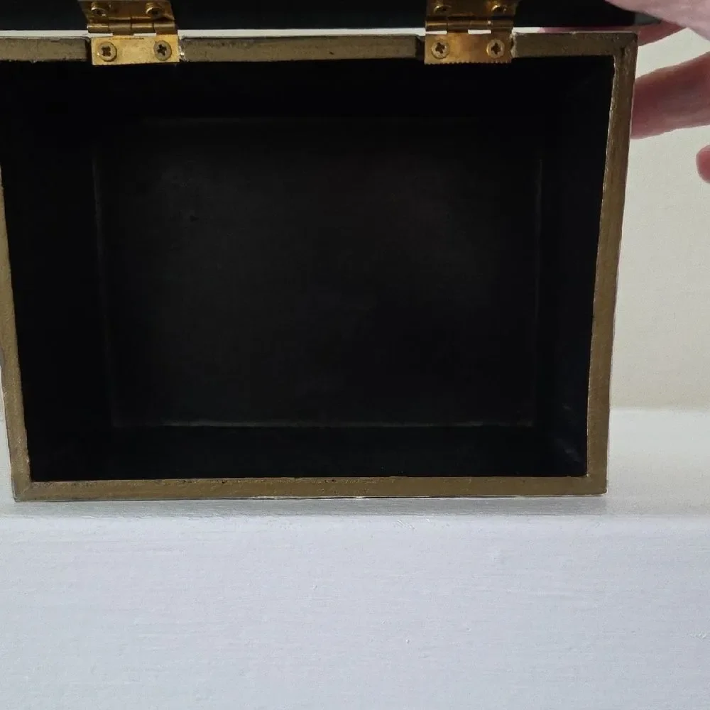 Decorative Box with Floral Design
